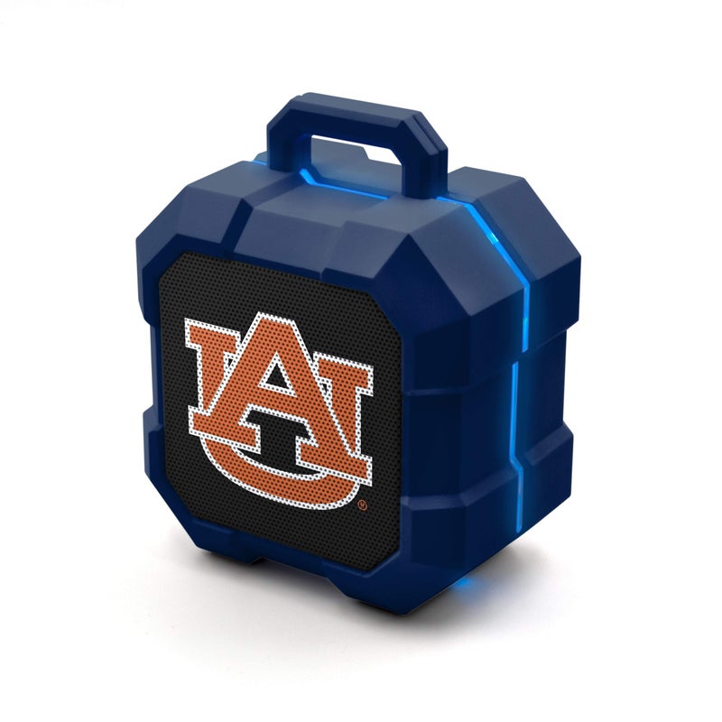SOAR NCAA Shockbox LED Wireless Bluetooth Speaker, Auburn Tigers - Image 1